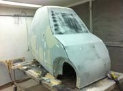 Bodywork assembled and sanding started (3)