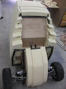 Half way through the positionning of the sections on the frame (3)