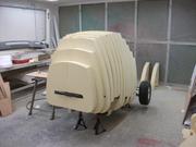 Most of the sections are ready and fit on the frame (2)