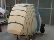 Back view, half sanding