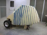 Left side view, half sanding