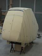 Second rear view close to the end of the sanding