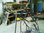 Display of the arches' welding setup