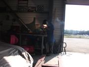 Welding of the gear reducer support